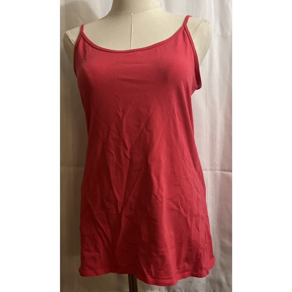 G:21 Top Camisole Size XL RED Spaghetti Strap Adjustable